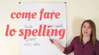 Come fare lo SPELLING in INGLESE video 3 di 3 [upl. by Aitnwahs789]