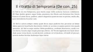 Il ritratto di Sempronia seconda e ultima parte [upl. by Blossom226]