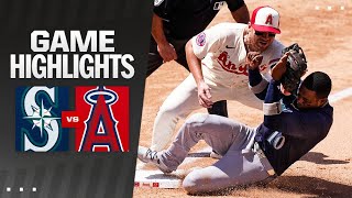 Mariners vs Angels Game Highlights 71424  MLB Highlights [upl. by Atirak]