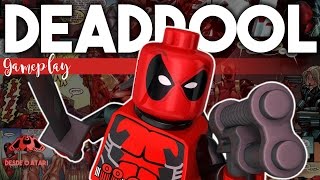 Lego Marvel Super Heroes  Desbloquear Deadpool  Desde o Atari old [upl. by Ykciv]