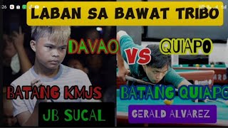 PART 01 LABAN SA BAWAT TRIBO JB SUCAL BATANG KMJS VS GERALD ALVAREZ BATANG QUIAPO RACE 18 10 BALS [upl. by Bettencourt112]