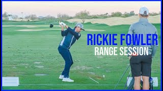 Range Session  Rickie Fowler Swing amp Slow Motion 2021 [upl. by Descombes794]