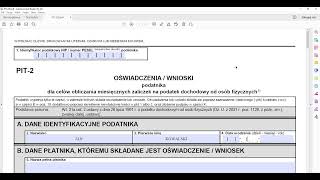 Oświadczenie  wnioski PIT29 od 2023 r Wzór formularz do pobrania edytowalny PDF [upl. by Farra]