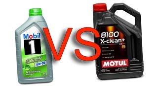 Mobil 1 ESP Formula 5W30 vs Motul 8100 XClean 5W30 [upl. by Theresa]