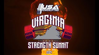 The USA Powerlifting Virginia C4 Strength Summit VA202418 powerlifting competition [upl. by Anirod]