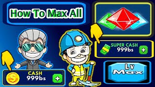 How To Maxed Out Gold Mine And All Levels In Idle Miner Tycoon [upl. by Zerat]