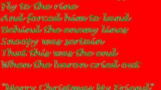 Snoopys Christmas Lyrics [upl. by Lerim]