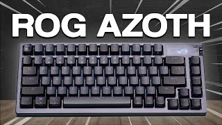 This Gaming Keyboard is Great BUT  ASUS ROG AZOTH [upl. by Disario517]