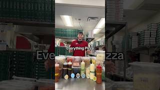 The Everything Everything Pizza 🤯 wow pizza science better youtubeshorts shorts food fyp y [upl. by Mikaela841]