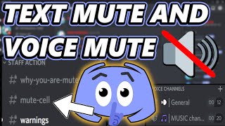 How to Mute Someone On Discord With Dyno bot and DISCORD TEXT MUTE [upl. by Aerdnak]