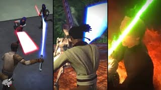 Which Star Wars Game Had the Best Lightsaber Combat [upl. by Tamiko]