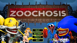 Zoochosis Official Game Play  Sonic Tapes Vs Sonic Tapes Family Attack The zookeeper 3 head [upl. by Linn]