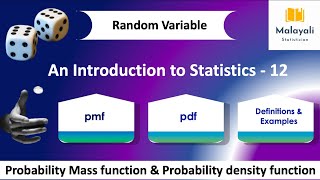 PMF and PDF in Malayalam  An Introduction to Statistics  12 [upl. by Dosh]