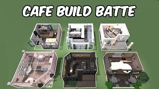 50K CAFE BUILD BATTLE IN BLOXBURG [upl. by Imefulo]