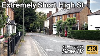 Is This The Shortest High St in the UK Claygate High St Surrey UK  Slow TV [upl. by Adnauqaj363]