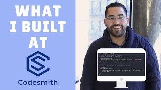 What I Built at A Coding Bootcamp Codesmith [upl. by Asimaj]