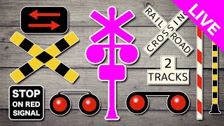 【 踏切アニメ 】 LIVE 765 踏切カンカン ふみきり railroad crossing [upl. by Haet922]