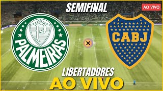 PALMEIRAS 12 X 14 BOCA JUNIORS AO VIVO  2º JOGO DA SEMIFINAL DA LIBERTADORES  LIBERTADORES [upl. by Alaehs]