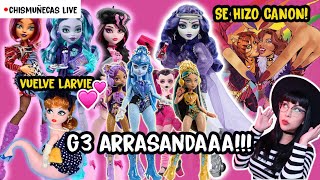 Clawdeen x Toralei es CANON ✨ Monster High G3 ✨ NO Shadow High y MAS  Marce Moth  CHISMUÑECAS [upl. by Meeks]