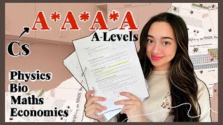 How I went from Cs to AAAA in A Levels tips no one told me  notes [upl. by Verena466]