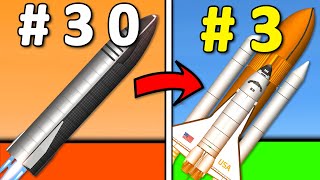 30 BEST BLUEPRINTS In Spaceflight Simulator [upl. by Rowe]