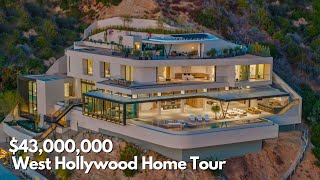 Why this 43 Million Hollywood Hills HOME Redefines “The CALIFORNIA DREAM” [upl. by Llenwad]