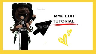 Mm2 “Traitor” Edit Tutorial [upl. by Aubine]