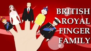 British Royal Finger Family  Finger Family Rhymes  Royal Baby [upl. by Afton216]