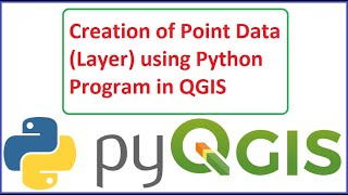 Creation of Point Data New Layer using Python Program in QGIS [upl. by Lumpkin135]