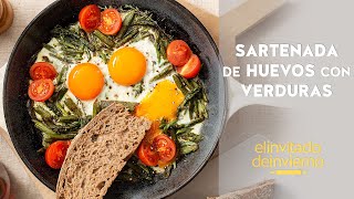 Sartenada de huevos con verduras la cena más rápida [upl. by Surtemed]