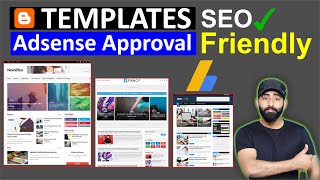 Free Blogger Templates For AdSense Approval  SEO FRIENDLY Blogger Templates [upl. by Nahtanhoj]