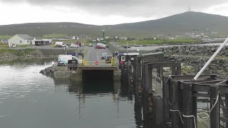 Bressay ferry and Bressay island Shetland July 2017 [upl. by Htaras]