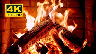 🔥 FIREPLACE 4K 12 HOURS Cozy Fireplace with Crackling Fire Sounds Fireplace 4K UHD 60FPS [upl. by Oremodlab318]