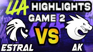 Estral Esports vs All Knights Game 2 highlights  LEAGUE OF LEGENDS  LLA JORNADA 1 2023 [upl. by Lianna]