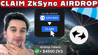 CLAIM Your ZKSYNC Airdrop  DO THIS NOW [upl. by Eniad647]