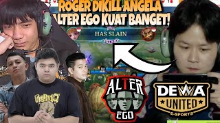 KITING ALTER EGO TERLALU GILA  ROGER DIKILL ANGELA REKT  ALTER EGO VS DEWA MATCH 2  MPL S13 [upl. by Eceerahs]