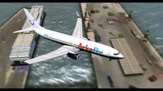 FSX  AerosoftFSDG  Heraklion X [upl. by Beatrisa]