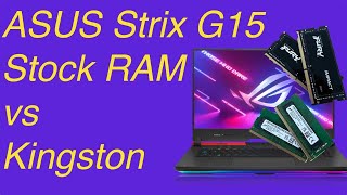 ASUS Strix G15 RAM Upgrade Benchmark [upl. by Darius135]