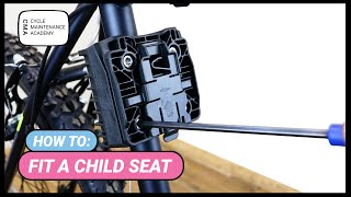 How To Fit A Childs Bike Seat [upl. by Abbotson]