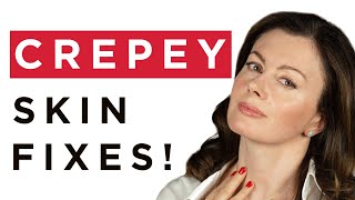 How To Improve Crepey Skin Best Skincare amp Treatments For Crepey Skin  Dr Sam Bunting [upl. by Bloem]