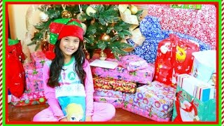 Christmas Morning 2016 Tiana Opening Presents Surprise Toys Kids What I Got For Christmas Haul [upl. by Nevram]