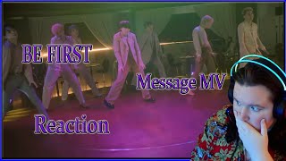 Reaction BE FIRST Message MV [upl. by Aerehs]