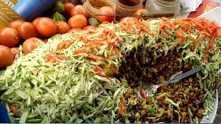 Tasty Shole vorta recipe or Spicy mix sula makha road side street food of Dhaka in BD [upl. by Adnorat160]