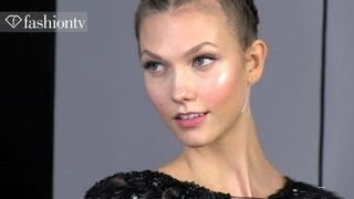 Elie Saab Couture Karlie Kloss amp Toni Garrn Backstage  Paris FallWinter 201213  FashionTV [upl. by Kylie417]