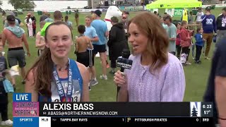 Live Interview with the Womens William A Irvin 5K FirstPlace Finisher Khia Kurtenbach [upl. by Kiernan8]