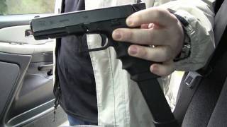 FULL AUTO Glock 18C work gun [upl. by Llerrehc297]