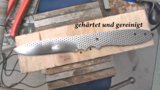 Selbstgemachtes Messer aus einer Feile  knife from a file [upl. by Dennett]