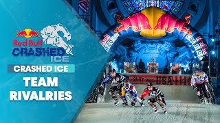 Crashed Ice Team Rivalries 🏁 w Cameron Naasz  Red Bull Crashed Ice [upl. by Groveman]