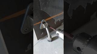 Door stopper installation door stopper fitting furniturehelpvideo [upl. by Sihunn]