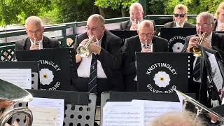 13  Sandpaper Ballet Laura amp Bill Knottingley Silver Band  Wetherby Bandstand  21st July 2024 [upl. by Mckay101]